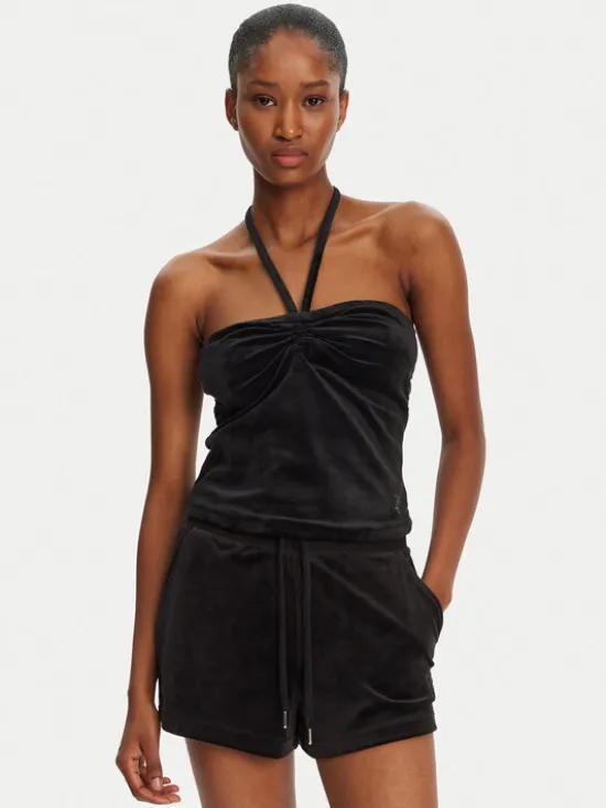 Juicy Couture Top JCWCT125325 Czarny Slim Fit