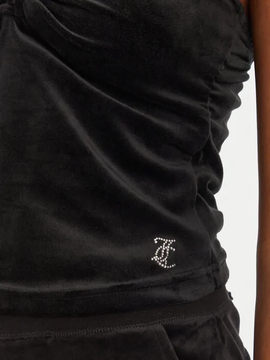 Juicy Couture Top JCWCT125325 Czarny Slim Fit