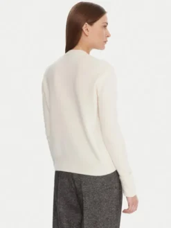 KAOS Sweter RI1KT022 Écru Regular Fit