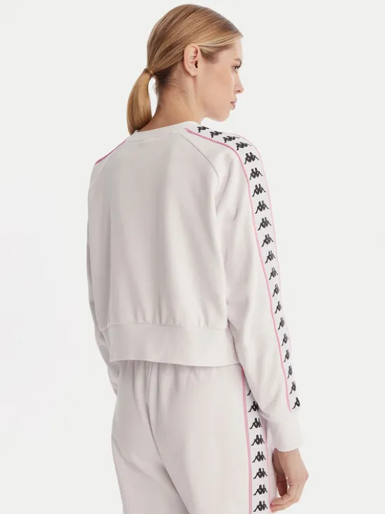 Kappa Bluza Banda Marbella 351S2HW Biały Oversize