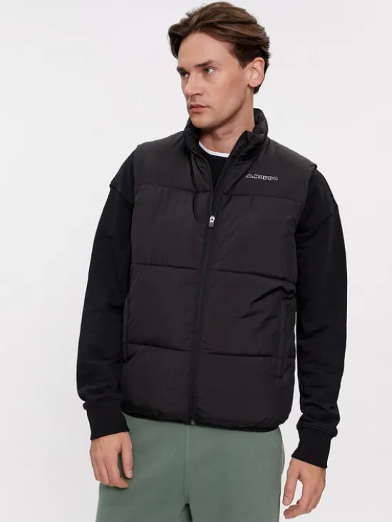 Kappa Kamizelka Emanu 361F8RW Czarny Regular Fit