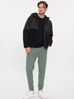 Kappa Kurtka przejściowa Logo 331E2RW Czarny Regular Fit