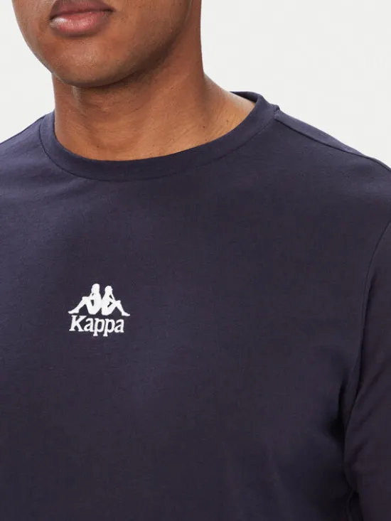Kappa Longsleeve 382J2RW Granatowy Regular Fit