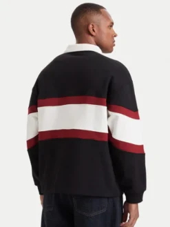 Kappa Polo 37284HW Czarny Comfort Fit