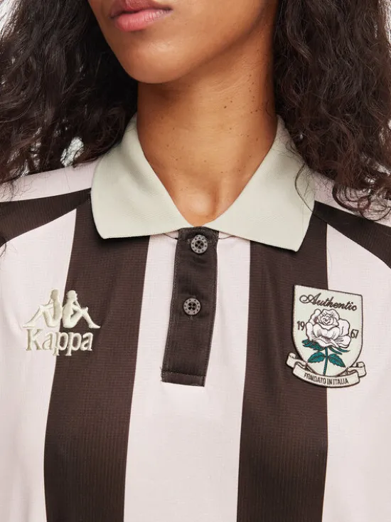 Kappa Polo 311U77W Różowy Oversize