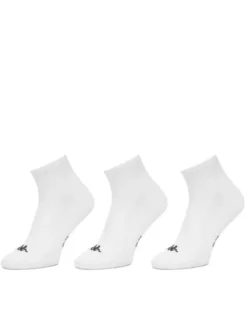 Kappa Skarpety krótkie CEO_KR_FRESH_AW26 (3-PACK) Biały