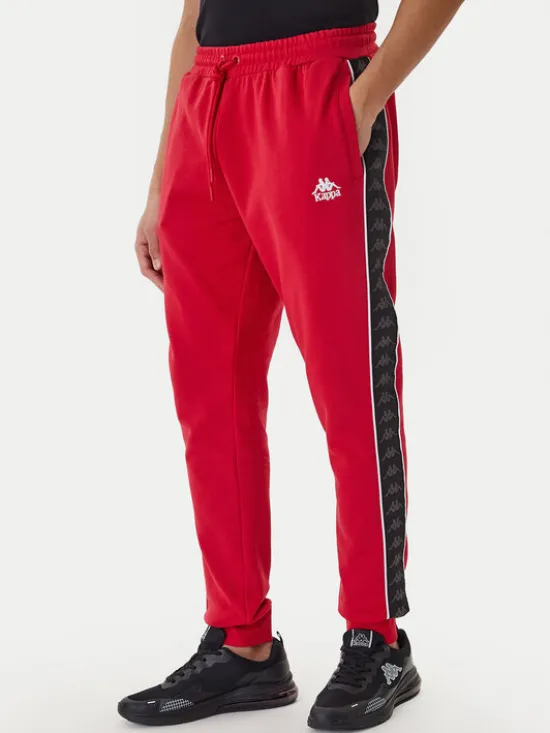 Kappa Spodnie dresowe Banda Alanz 3 321Y8FW Czerwony Comfort Fit