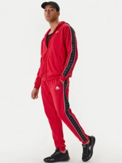 Kappa Spodnie dresowe Banda Alanz 3 321Y8FW Czerwony Comfort Fit