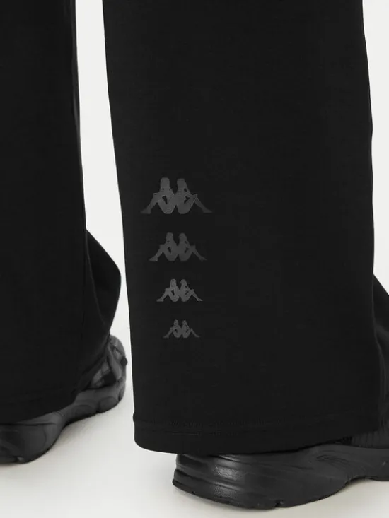 Kappa Spodnie dresowe 362364W Czarny Regular Fit