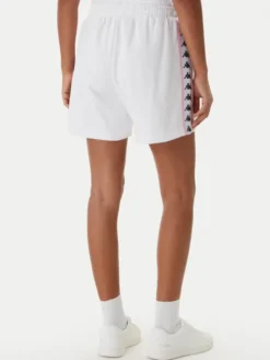 Kappa Szorty sportowe Banda Ivissa 361R6NW Biały Regular Fit