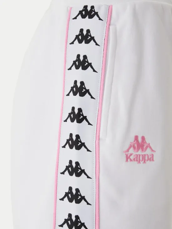 Kappa Szorty sportowe Banda Ivissa 361R6NW Biały Regular Fit