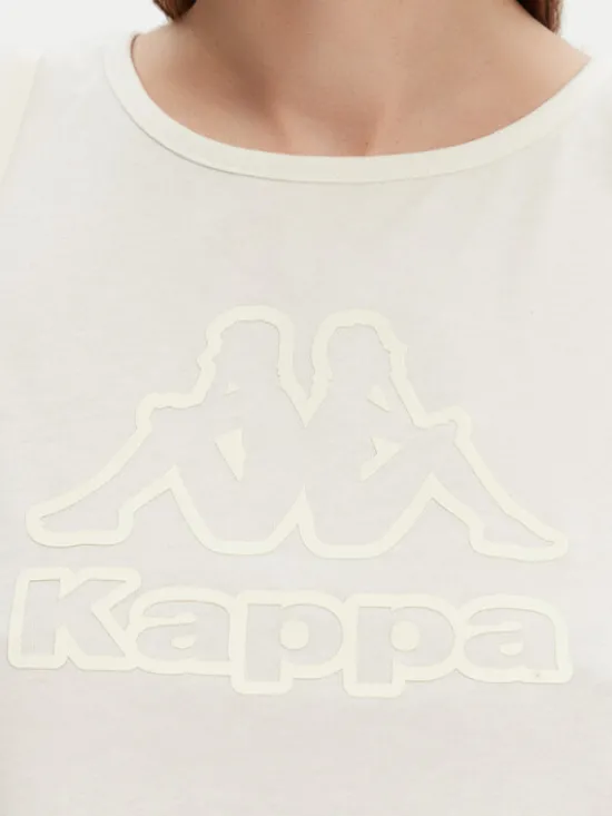 Kappa Top Logo Gria 382129W Écru Regular Fit
