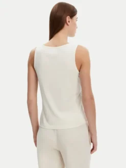 Kappa Top Logo Gria 382129W Écru Regular Fit