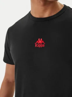 Kappa T-Shirt 382J2QW Czarny Regular Fit