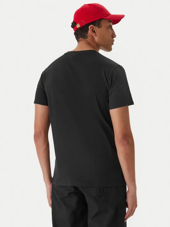 Kappa T-Shirt 382J2QW Czarny Regular Fit