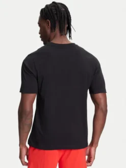 Kappa T-Shirt 351U8KW 005 Czarny Regular Fit