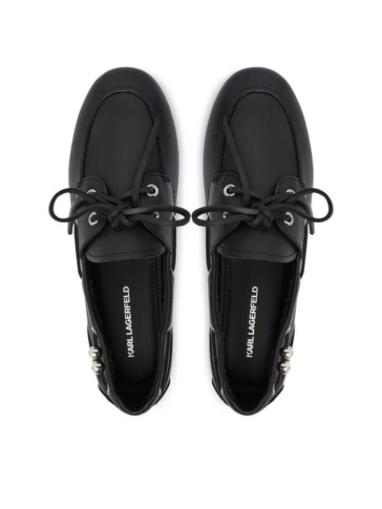 KARL LAGERFELD Baleriny KL40825 Czarny