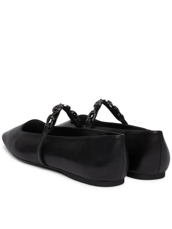 KARL LAGERFELD Baleriny Konnie KL40196 Czarny