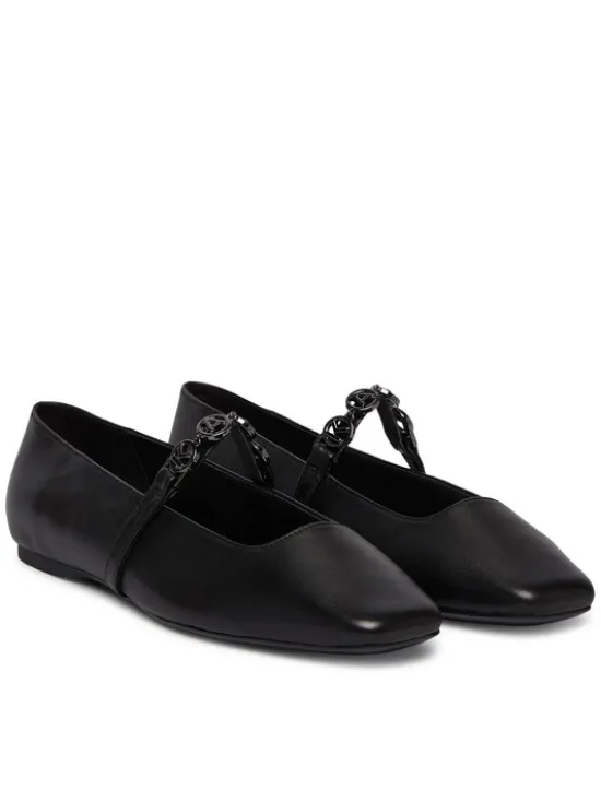 KARL LAGERFELD Baleriny Konnie KL40196 Czarny