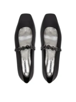 KARL LAGERFELD Baleriny Konnie KL40196 Czarny