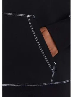 KARL LAGERFELD Bluza A3W20011 Czarny Relaxed Fit