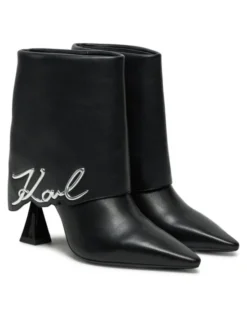 KARL LAGERFELD Botki KL32044A Czarny