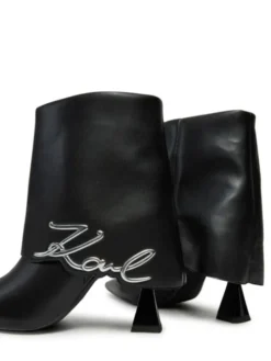 KARL LAGERFELD Botki KL32044A Czarny