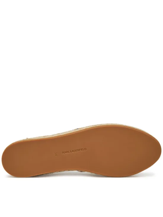 KARL LAGERFELD Espadryle KL81125 Biały