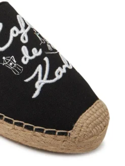 KARL LAGERFELD Espadryle KL81125 Czarny
