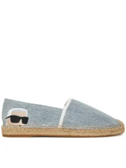 KARL LAGERFELD Espadryle KL80111 Niebieski