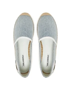 KARL LAGERFELD Espadryle KL80111 Niebieski
