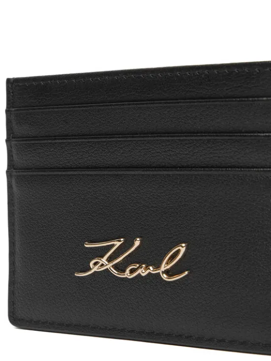 KARL LAGERFELD Etui na karty kredytowe B1W32034 Czarny