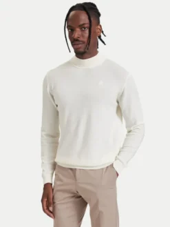 KARL LAGERFELD Golf 655002 564399 Beżowy jasny Regular Fit