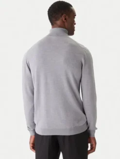 KARL LAGERFELD Golf 655058 554399 Szary Regular Fit