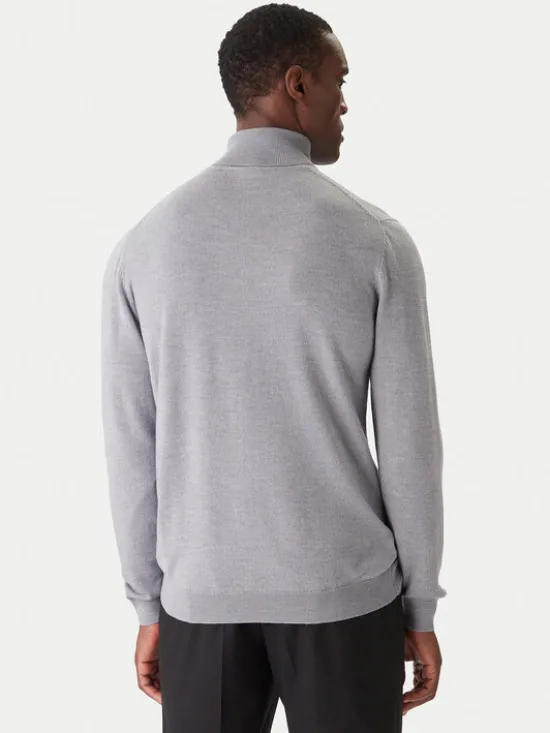 KARL LAGERFELD Golf 655058 554399 Szary Regular Fit