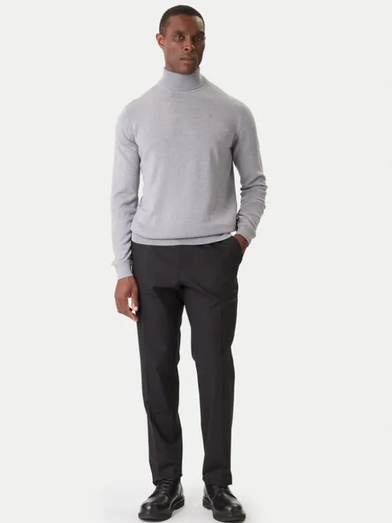 KARL LAGERFELD Golf 655058 554399 Szary Regular Fit