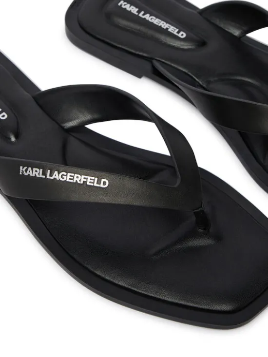 KARL LAGERFELD Japonki Brio II KL85406 Czarny