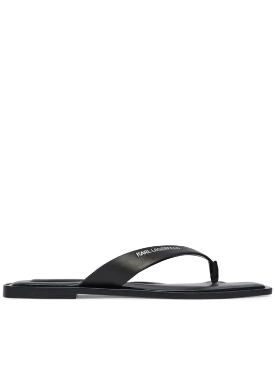 KARL LAGERFELD Japonki Brio II KL85406 Czarny