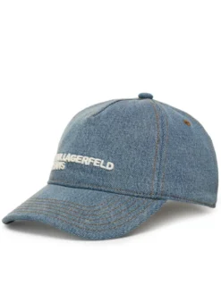 Karl Lagerfeld Jeans Czapka z daszkiem B2W33002 Niebieski jasny