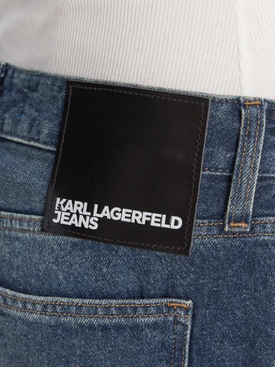 Karl Lagerfeld Jeans Jeansy A3W10079 Niebieski Wide Leg