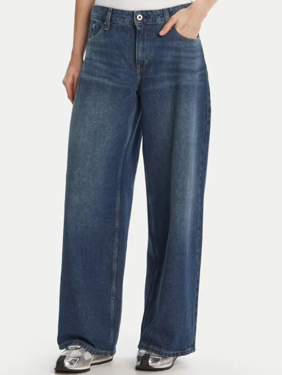 Karl Lagerfeld Jeans Jeansy A3W10079 Niebieski Wide Leg