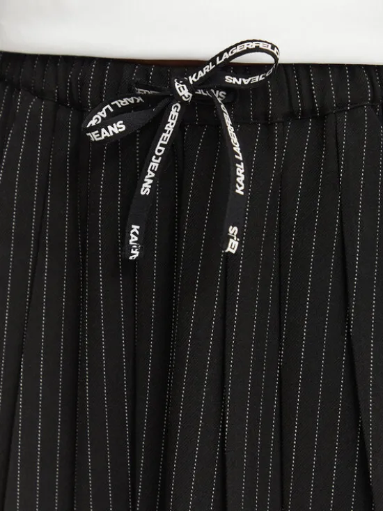 Karl Lagerfeld Jeans Spódnica mini B3W12016 Czarny Regular Fit