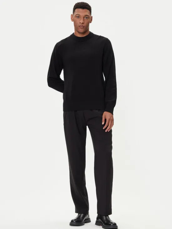 Karl Lagerfeld Jeans Sweter A4M18033 Czarny Regular Fit