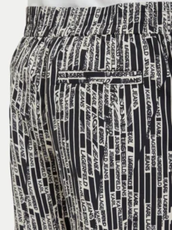 Karl Lagerfeld Jeans Szorty materiałowe B2M10053 Czarny Relaxed Fit