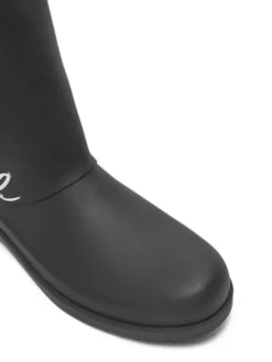 KARL LAGERFELD Kalosze Kalosh KL47064 Czarny
