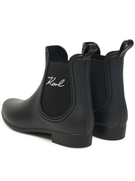 KARL LAGERFELD Kalosze KL94775 Czarny