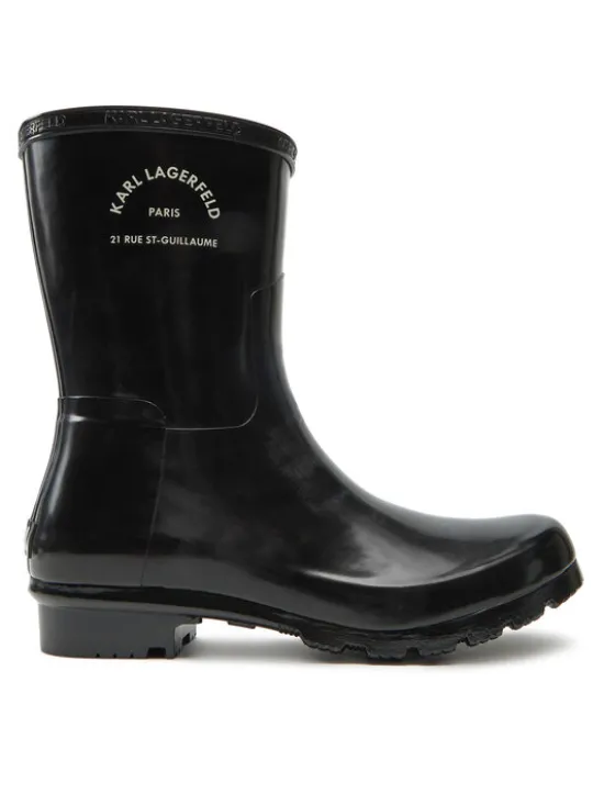 KARL LAGERFELD Kalosze KL47075S Czarny