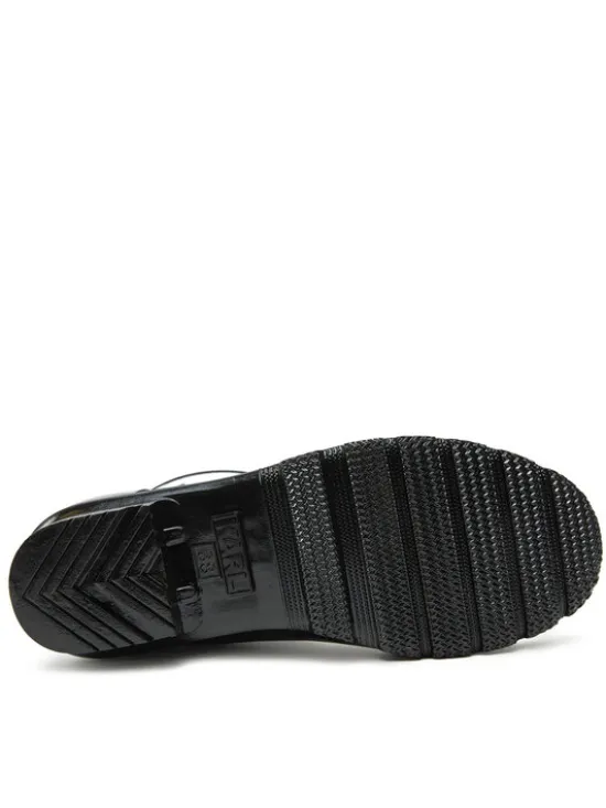KARL LAGERFELD Kalosze KL47075S Czarny