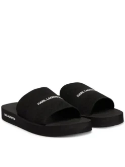 KARL LAGERFELD Klapki Atlantik KL70506A Czarny