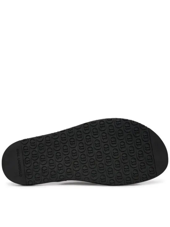 KARL LAGERFELD Klapki Kastor IV KL70214C Czarny